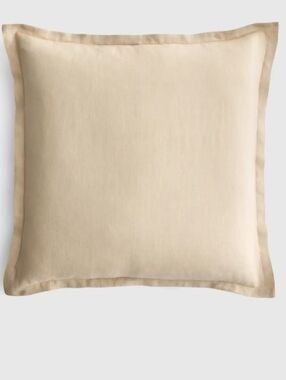 Quince European Linen Euro Sham - Oat